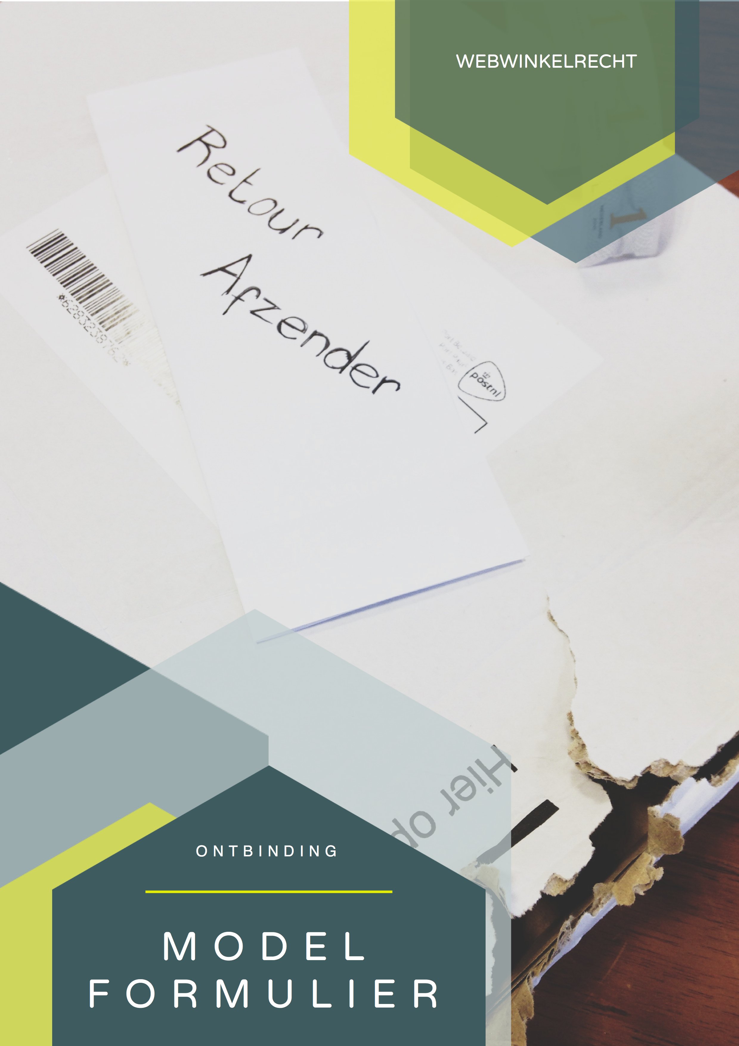 Modelformulier voor Ontbinding en Retour