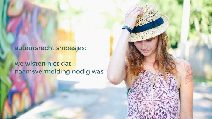 Auteursrecht smoesjes door de media: "we wisten niet dat naamsvermelding verplicht is"