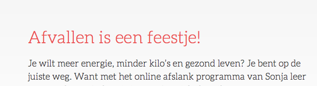 Sonja Bakker - Afvallen is een Feestje