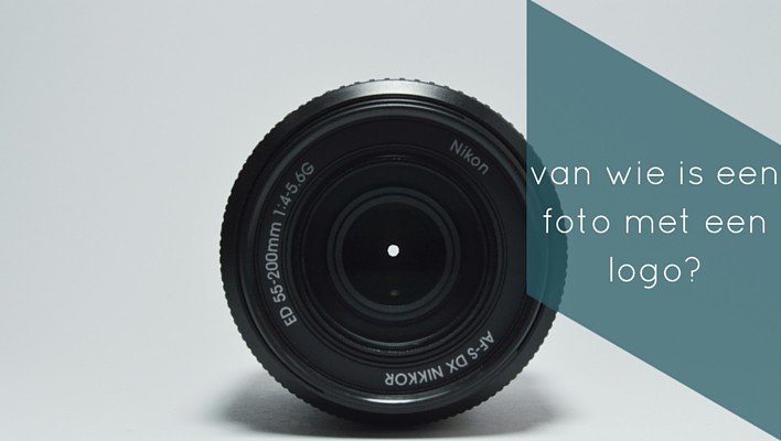 van wie is hat auteursrecht op een foto met een logo?