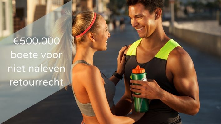 ACM 500.000 euro boete ontbindingsrecht