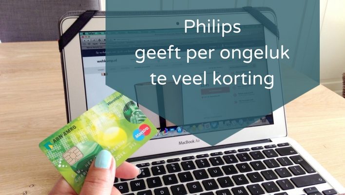 Philips geeft te veel korting. Hebben consumenten recht op deze korting?