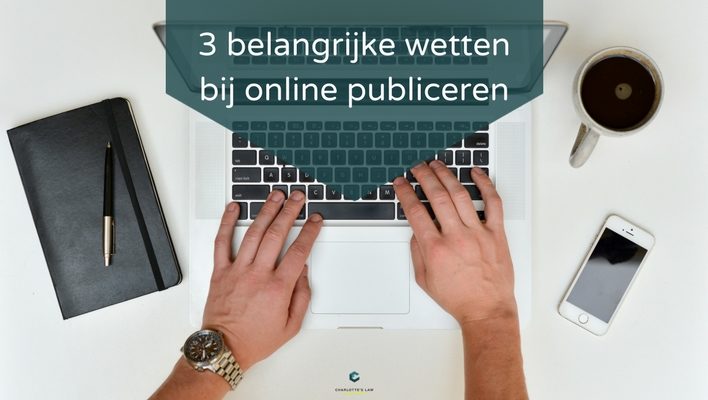 3 belangrijke wetten bij online publiceren