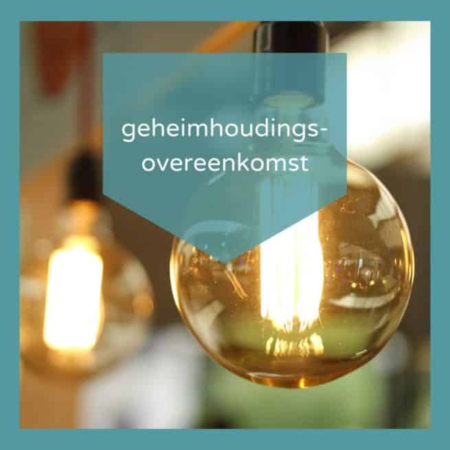 Geheimhoudingsverklaring