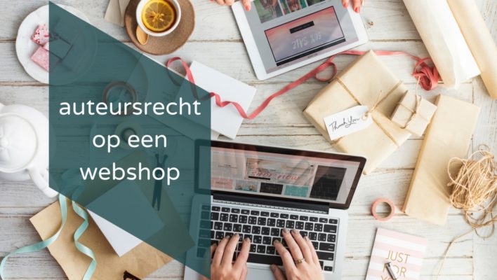 auteursrecht op een webshop