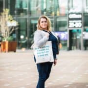Don't Assume katoenen tote bag