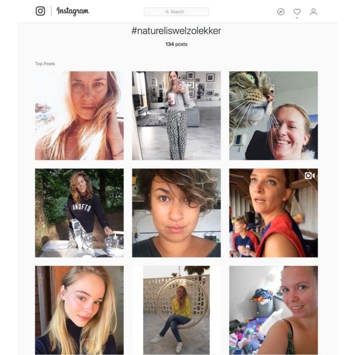 #natureliswelzolekker