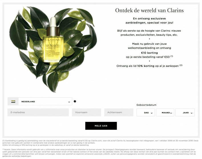Nieuwsbrief met cadeautje