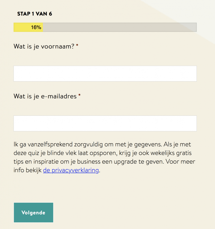 Toestemming test en e-maillijst