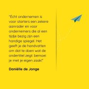 Écht ondernemen recensie Daniëlle de Jonge