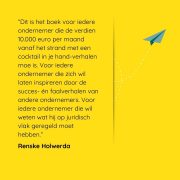 Écht ondernemen recensie Renske Holwerda