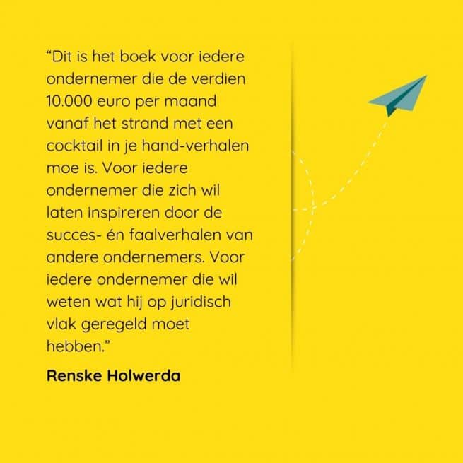 Écht ondernemen recensie Renske Holwerda
